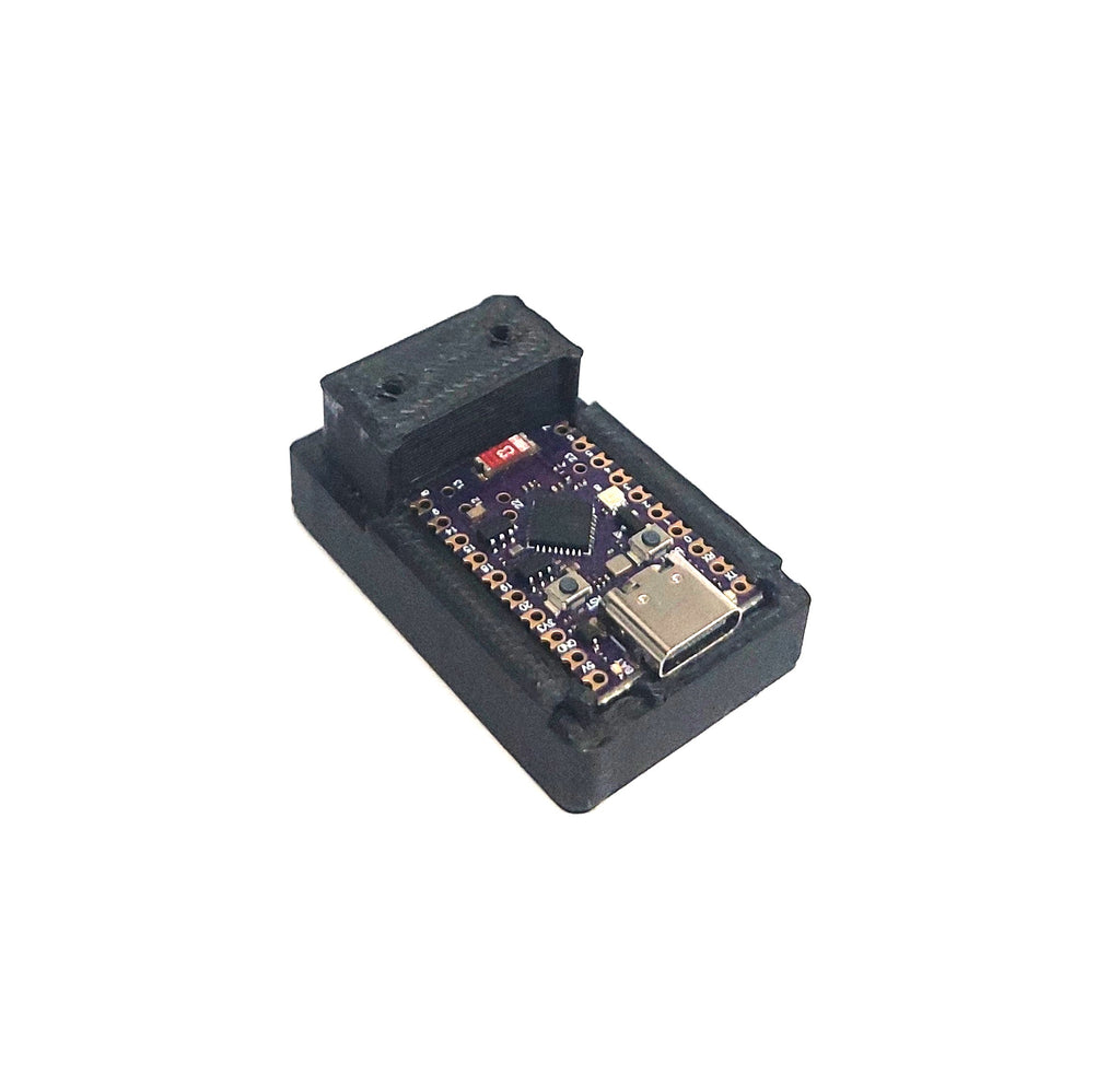 2x ESP32-C6 Gehäuse Case mit Deckel – USB-C 3D Druck PLA schwarz – kompakte IoT DIY Elektronik Box