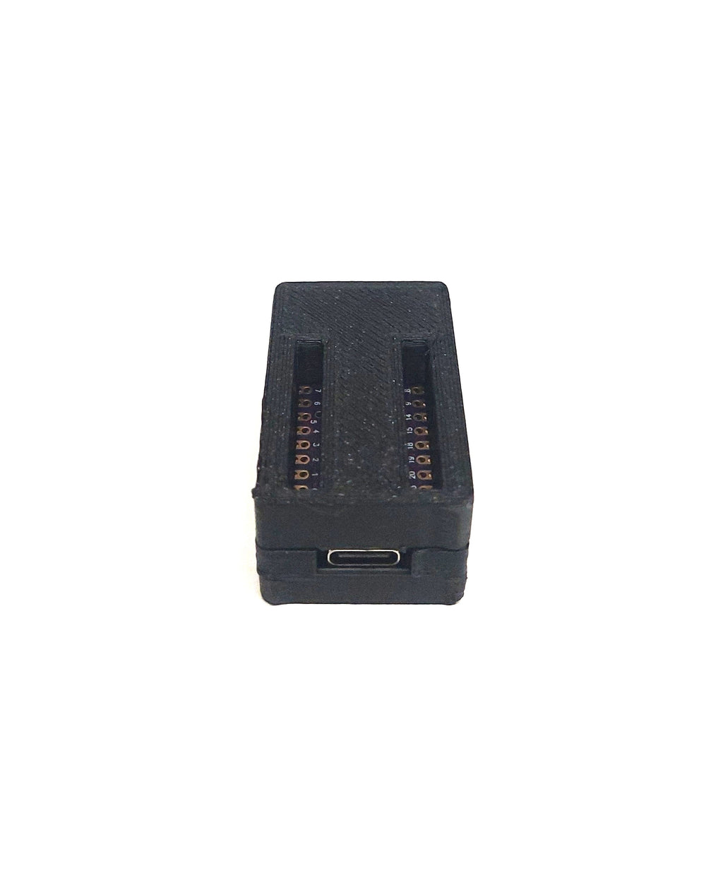 2x ESP32-C6 Gehäuse Case mit Deckel – USB-C 3D Druck PLA schwarz – kompakte IoT DIY Elektronik Box