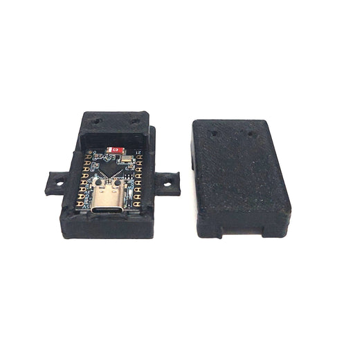 2x ESP32-C3 Gehäuse Case mit Befestigung – USB-C 3D Druck PLA schwarz – IoT DIY Elektronik Box WLAN Bluetooth
