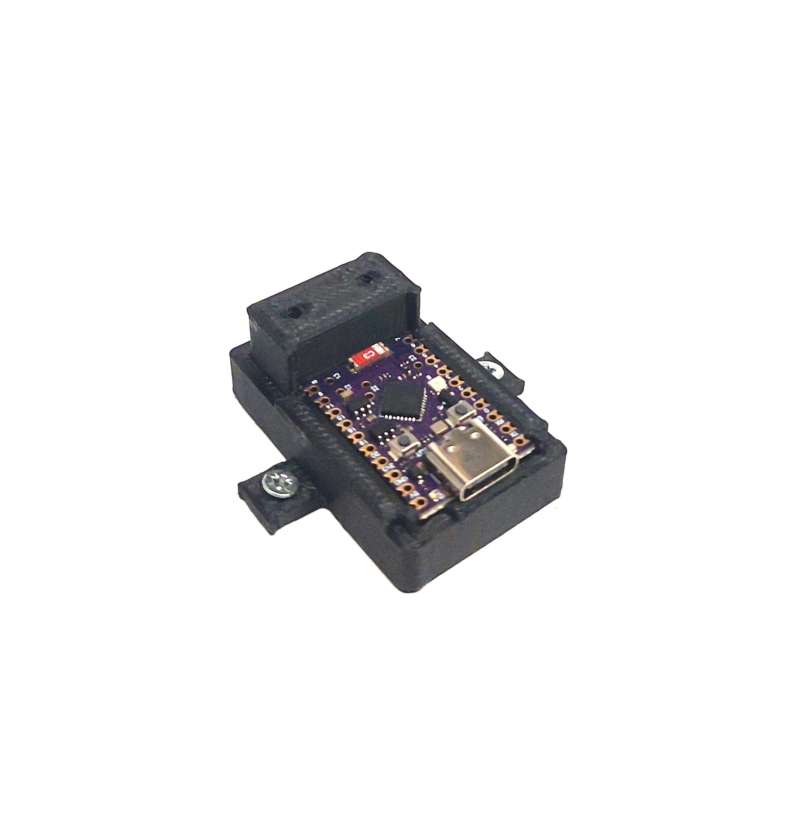 2x ESP32-C6 Gehäuse Case mit Befestigung – USB-C 3D Druck PLA schwarz – IoT DIY Elektronik Box WLAN Bluetooth