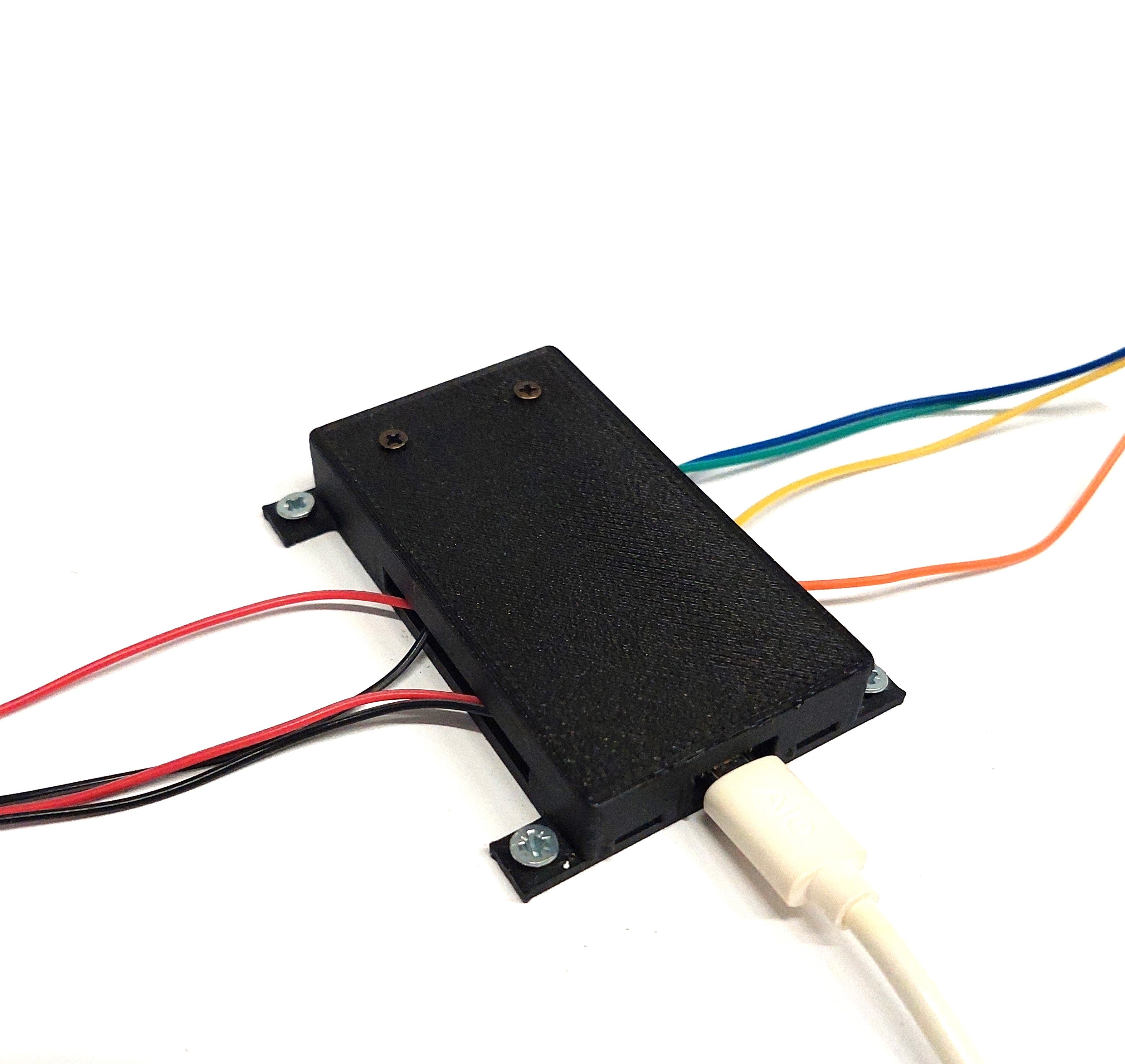ESP8266 Gehäuse Case mit Deckel und Befestigung – 3D Druck PLA schwarz – IoT DIY Elektronik Box