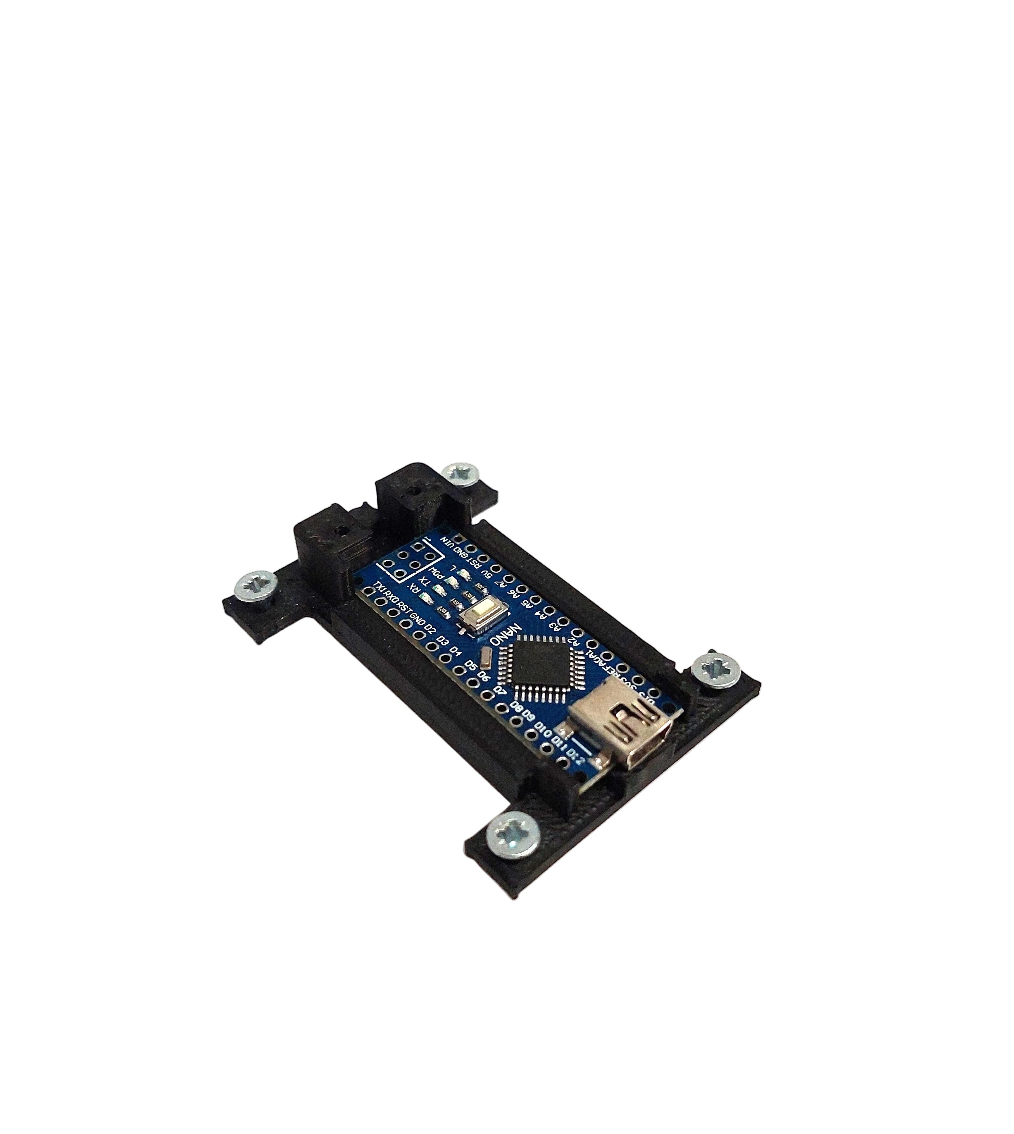 Arduino Nano Gehäuse Case mit Deckel und Befestigung – 3D Druck PLA schwarz – DIY Elektronik Box ATmega328