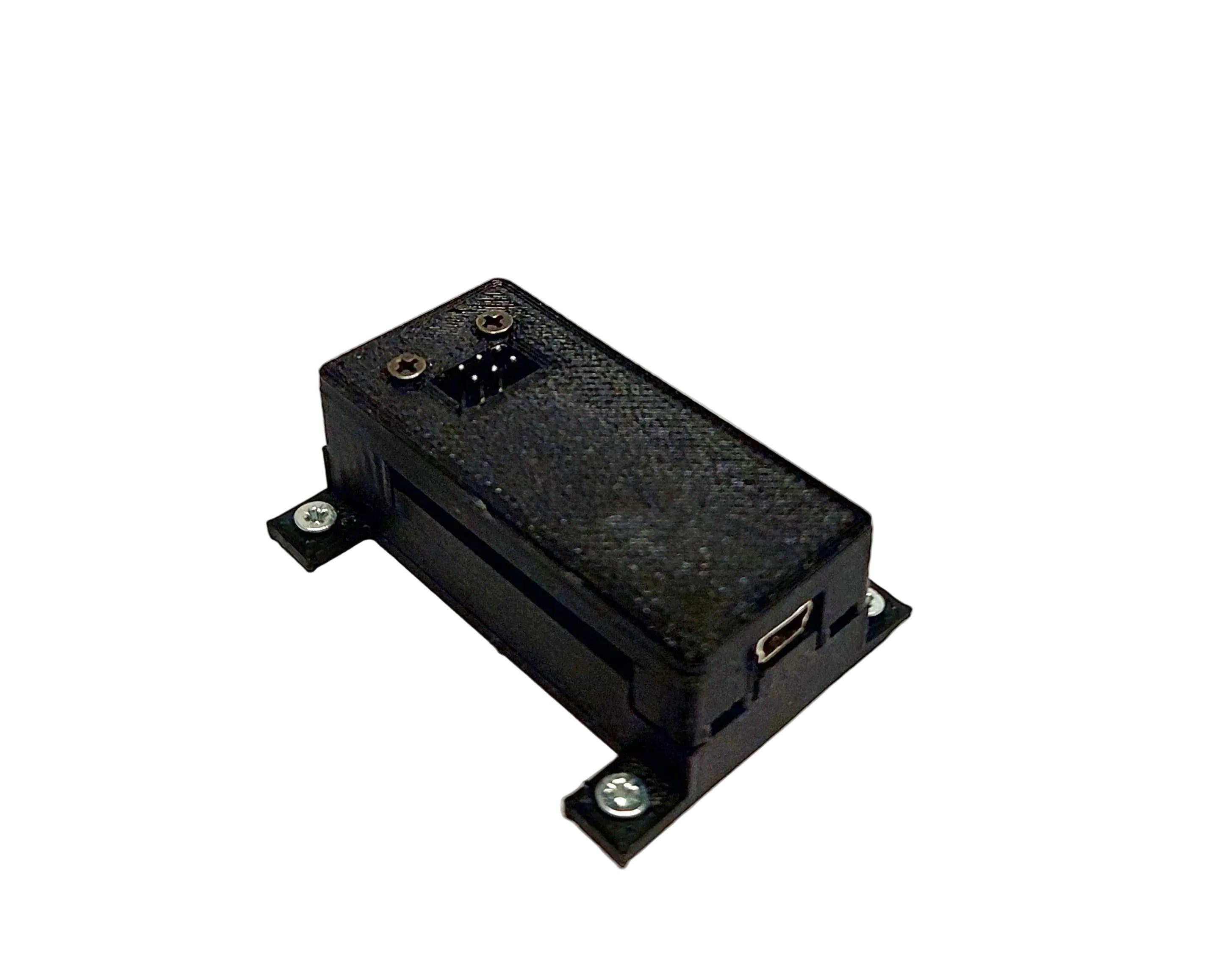 Arduino Nano Gehäuse Case Variante 2 mit Deckel und Befestigung – 3D Druck PLA schwarz – DIY Elektronik Box ATmega328
