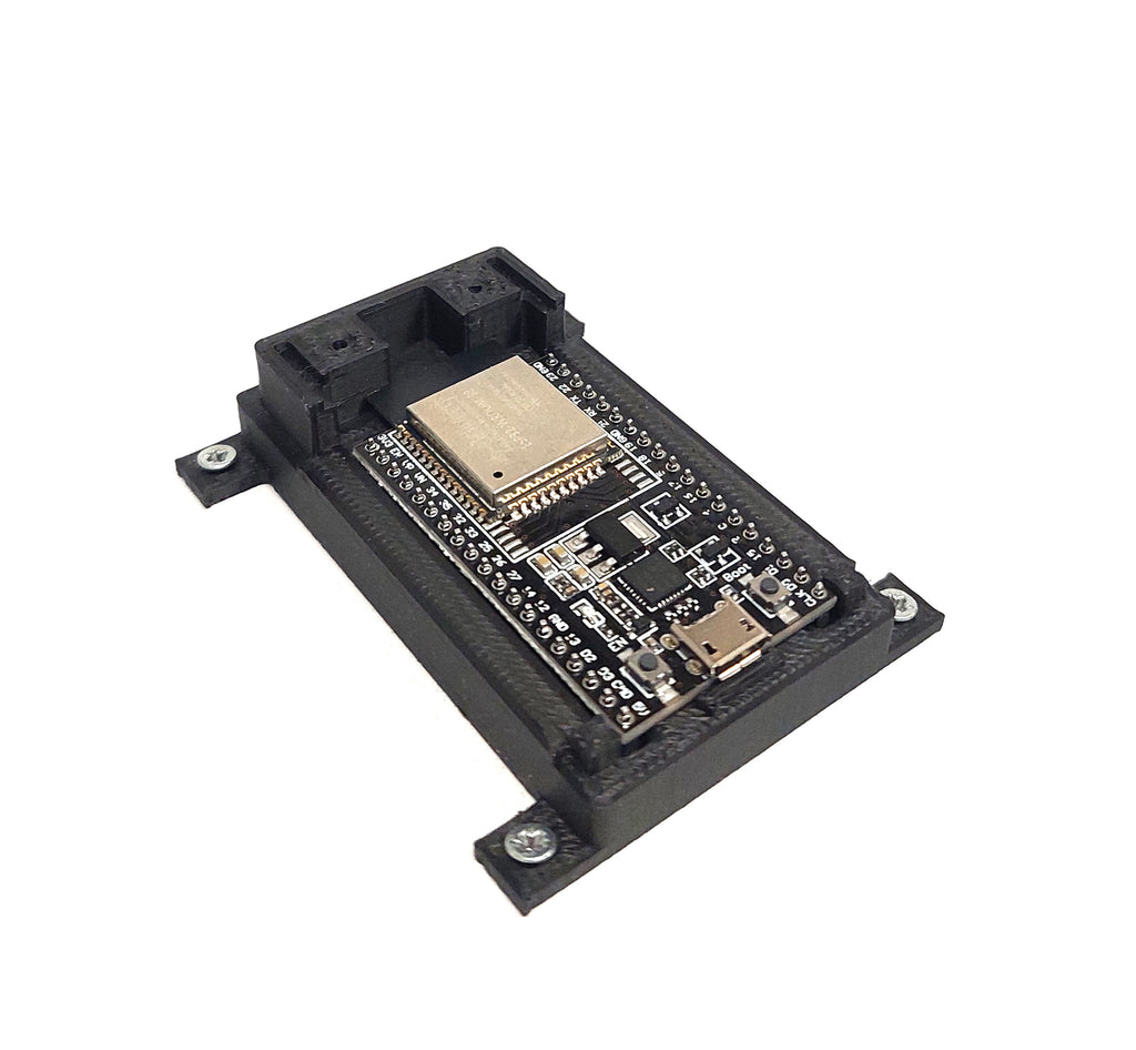 ESP32 Dev Kit V4 Gehäuse Case mit Befestigung NodeMCU Micro USB PLA schwarz  DIY