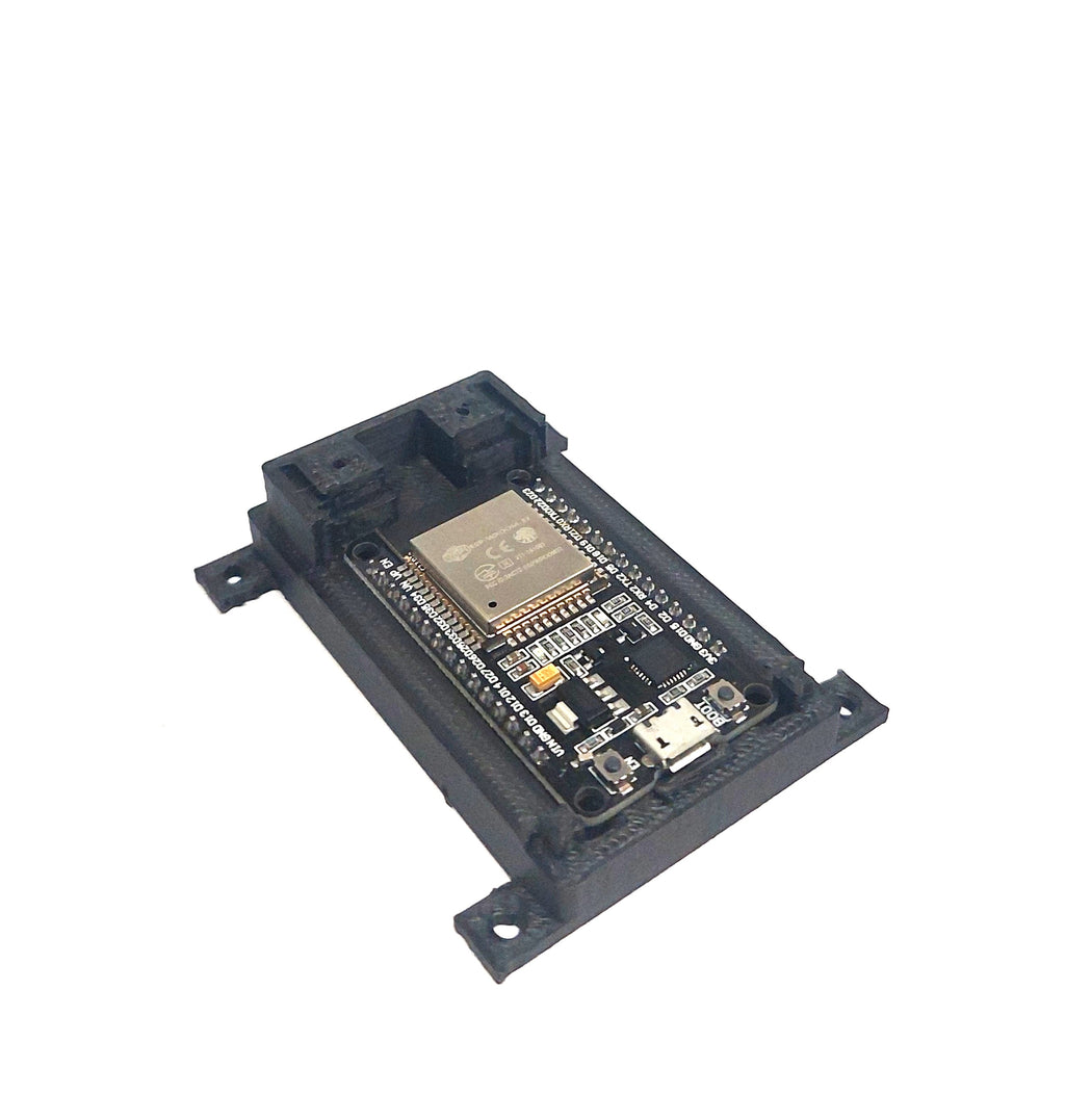 ESP32 Dev Kit V1 Gehäuse Case mit Befestigung – 3D Druck PLA schwarz – NodeMCU IoT DIY Box