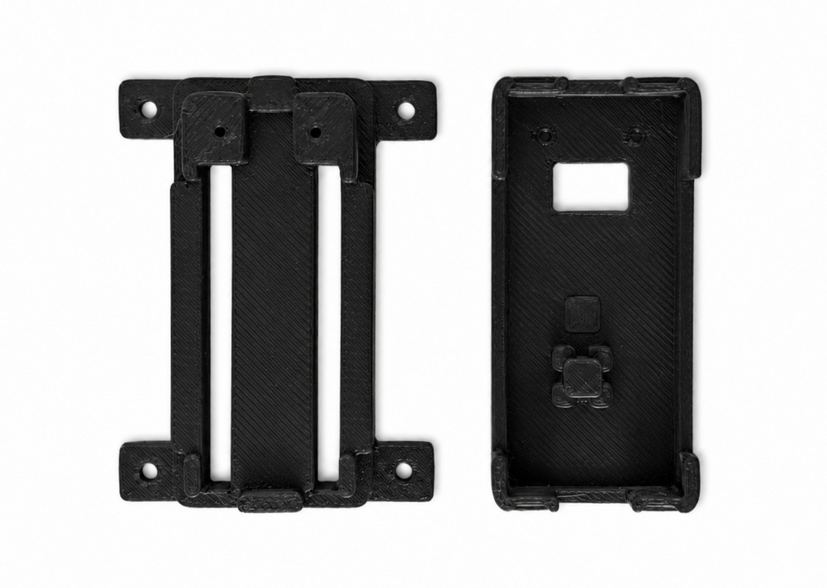 Arduino Nano Gehäuse Case Variante 2 mit Deckel und Befestigung – 3D Druck PLA schwarz – DIY Elektronik Box ATmega328