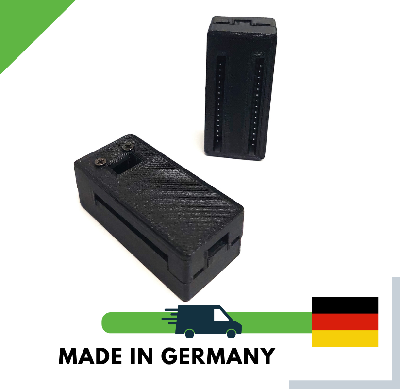 Arduino Nano Gehäuse Case Variante 2 mit Deckel – 3D Druck PLA schwarz – DIY Elektronik Box ATmega328