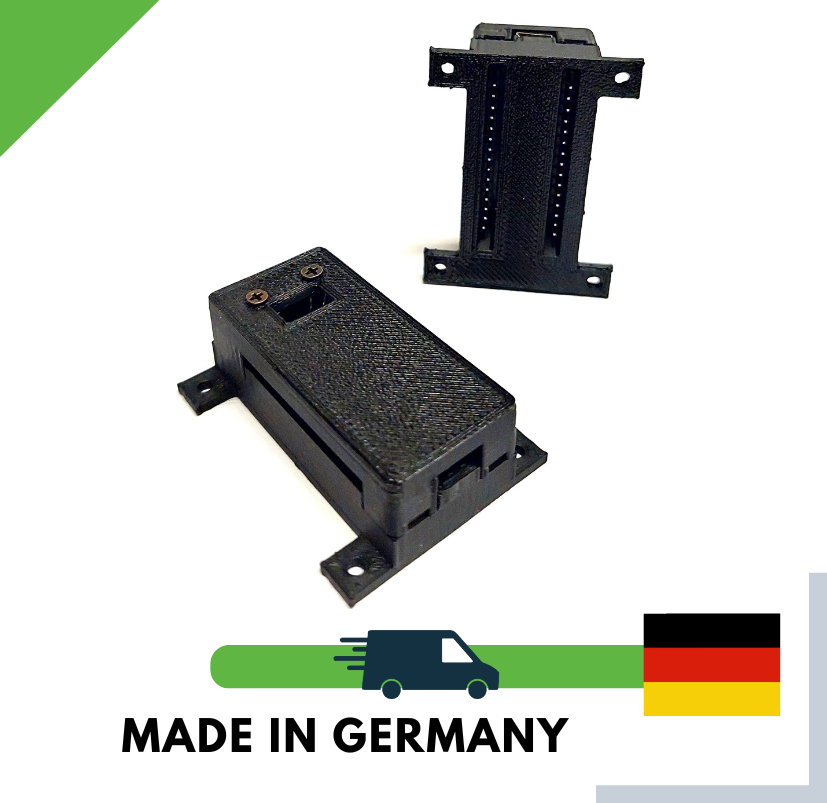 Arduino Nano Gehäuse Case Variante 2 mit Deckel und Befestigung – 3D Druck PLA schwarz – DIY Elektronik Box ATmega328