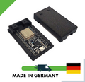 ESP32 WROOM32 DevKitC Gehäuse Case mit Deckel – 3D Druck PLA schwarz – kompakte IoT DIY Elektronik Box